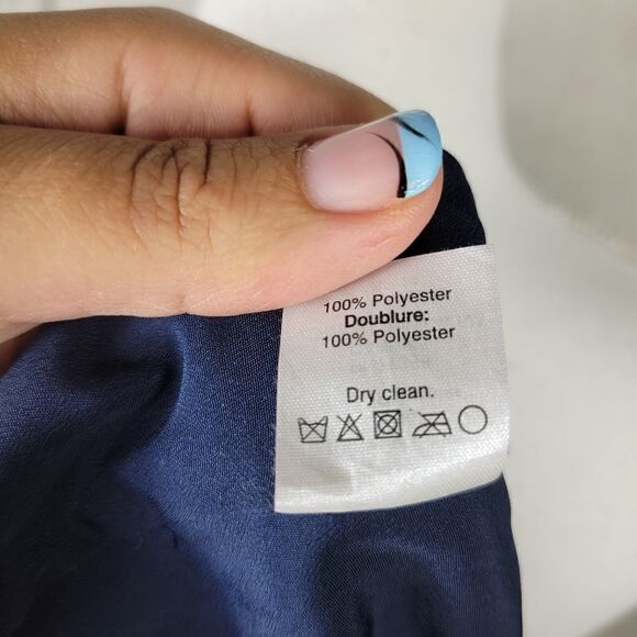 J.Crew Marlow Swiss-Dot Dress. Royal Blue 8P#026 - Picture 15 of 16